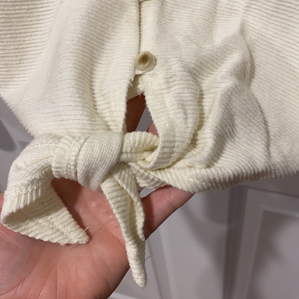 Madewell Texture & Thread Tie Tank EUC - Picture 8 of 11